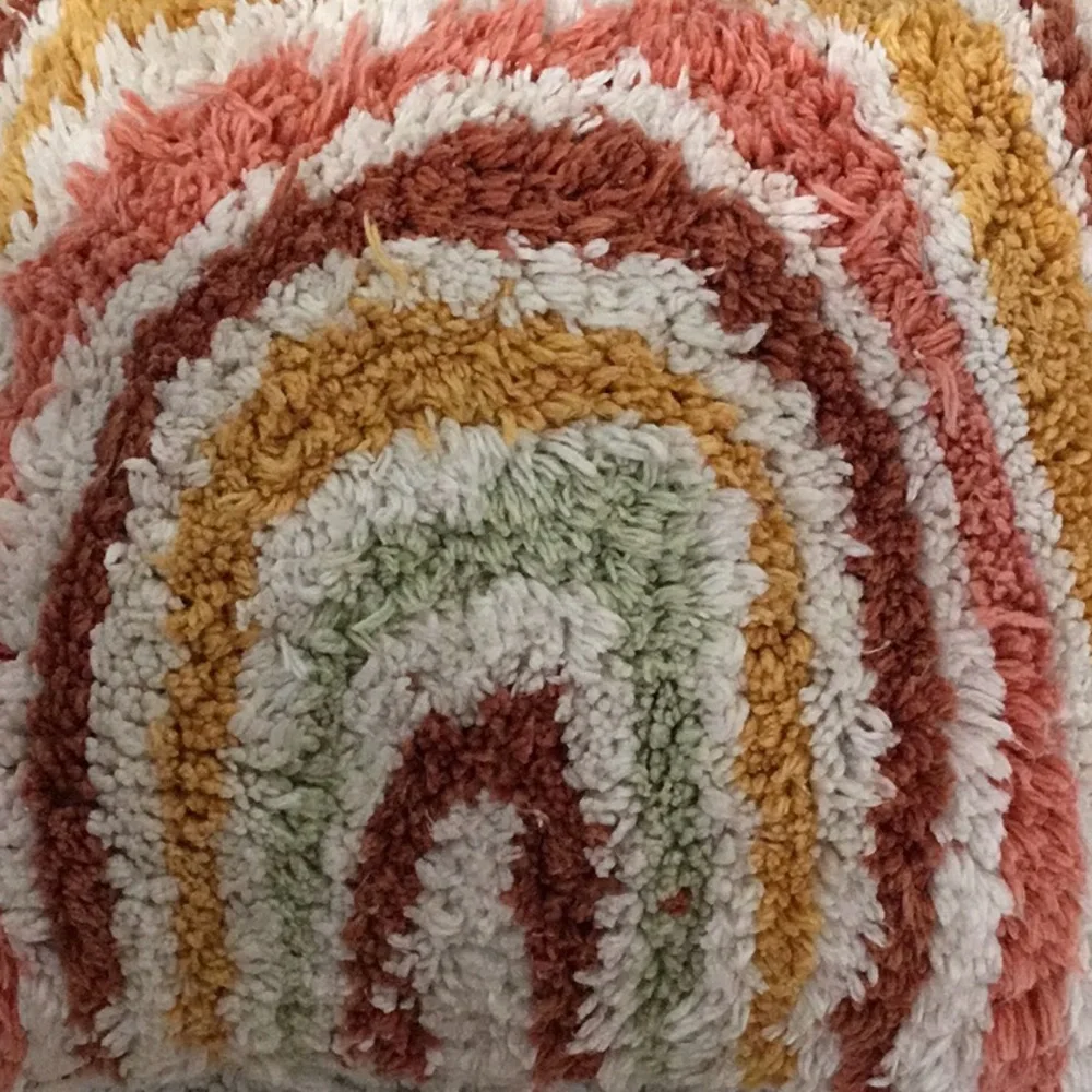 Urban Outfitters Small Tufted Rainbow Pillow